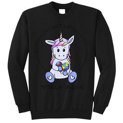 Different Not Less Totally Unique Unicorn Sweatshirt