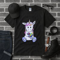 Different Not Less Totally Unique Unicorn Tall T-Shirt