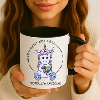 Different Not Less Totally Unique Unicorn Mug