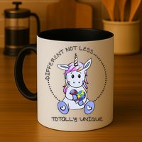 Different Not Less Totally Unique Unicorn Mug