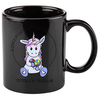 Different Not Less Totally Unique Unicorn 11oz C Handle Ceramic Mug