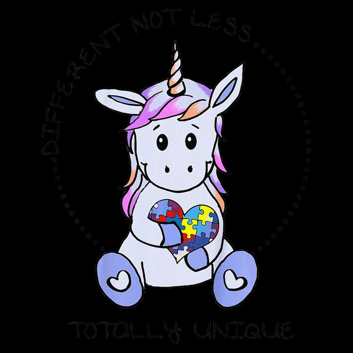Different Not Less Totally Unique Unicorn Drawstring Bag