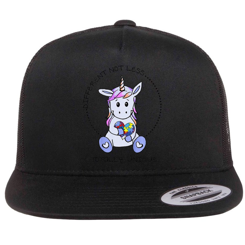 Different Not Less Totally Unique Unicorn Flatbill Hat