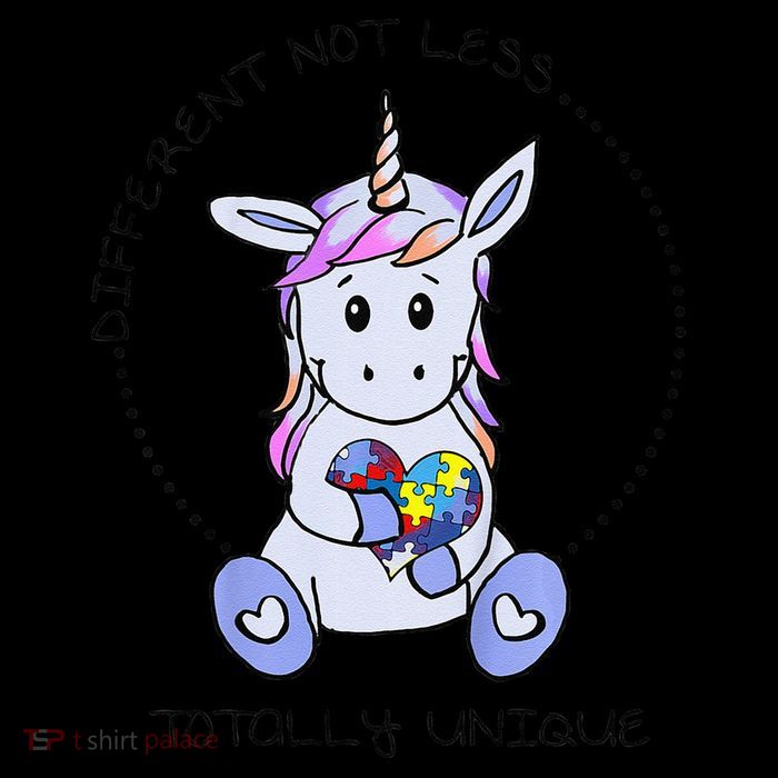 Different Not Less Totally Unique Unicorn Baby Bodysuit