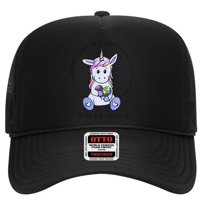 Different Not Less Totally Unique Unicorn Trucker Hat
