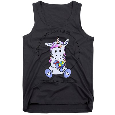 Different Not Less Totally Unique Unicorn Tank Top
