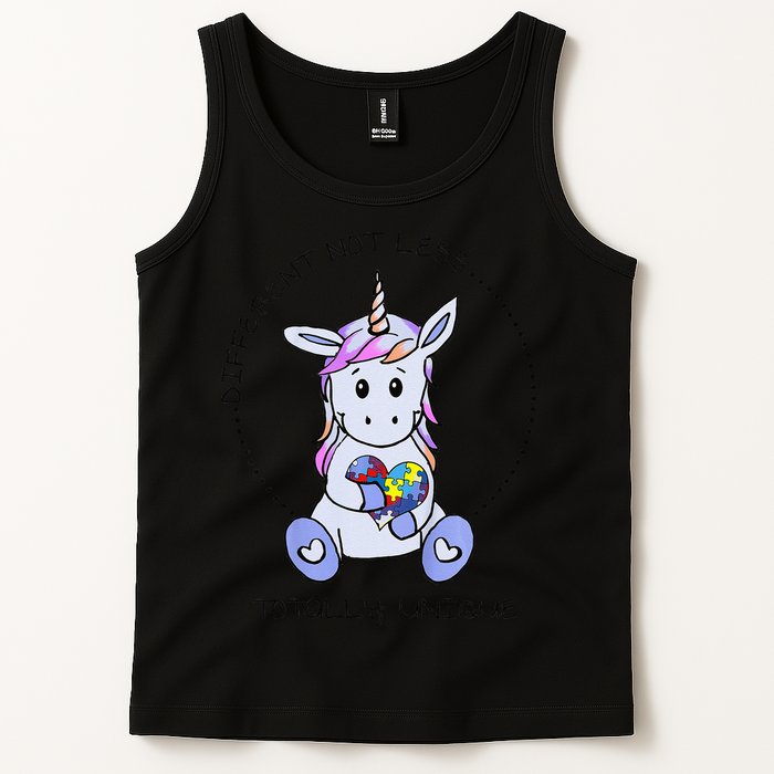 Different Not Less Totally Unique Unicorn Tank Top