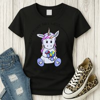 Different Not Less Totally Unique Unicorn Womens T-Shirt