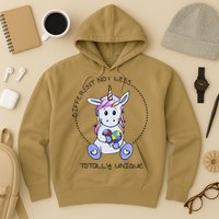Different Not Less Totally Unique Unicorn Hoodie