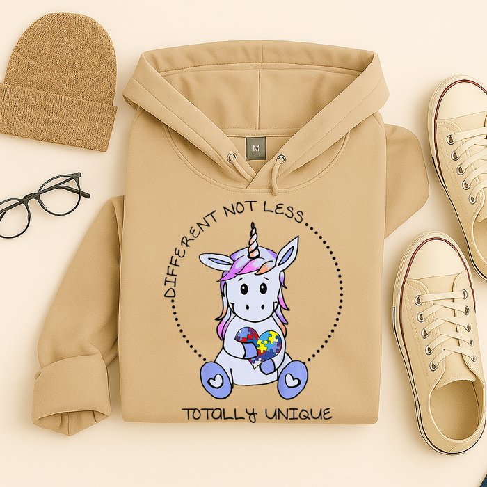 Different Not Less Totally Unique Unicorn Hoodie