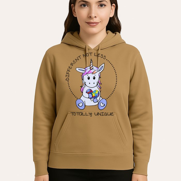 Different Not Less Totally Unique Unicorn Hoodie