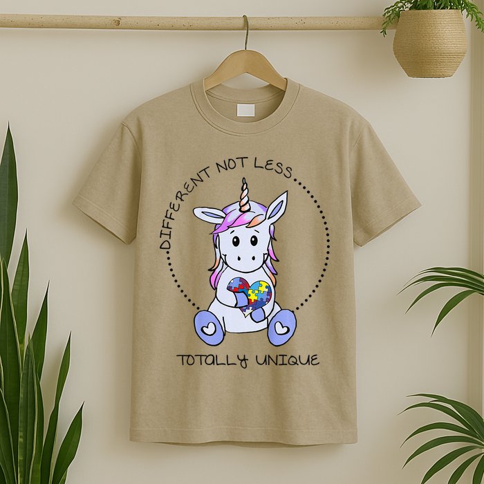Different Not Less Totally Unique Unicorn T-Shirt