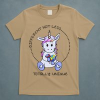 Different Not Less Totally Unique Unicorn T-Shirt