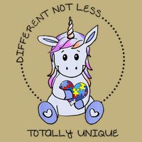 Different Not Less Totally Unique Unicorn Button