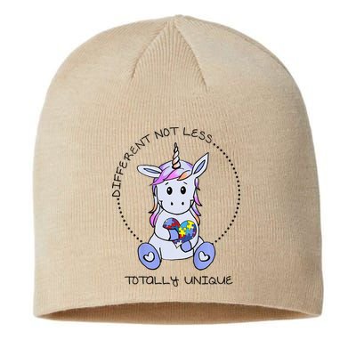 Different Not Less Totally Unique Unicorn Sustainable Beanie