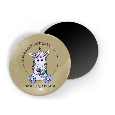 Different Not Less Totally Unique Unicorn Magnet