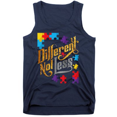 Different Not Less Autism Awareness Cute Outfit Gift Tank Top