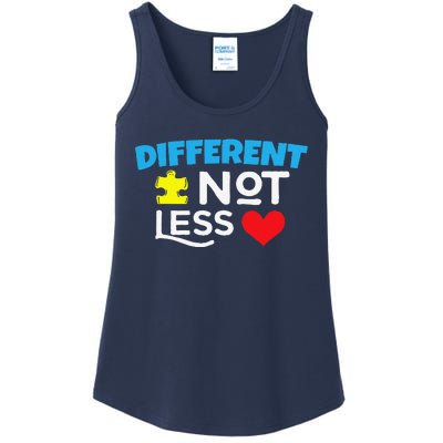 Different Not Less Autism Ladies Essential Tank