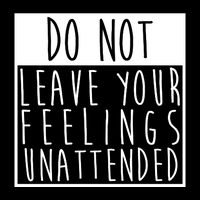 Do Not Leave Your Feelings Unattended 7-Panel Snapback Hat