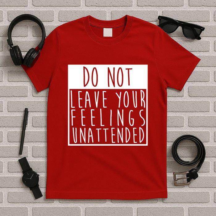 Do Not Leave Your Feelings Unattended T-Shirt