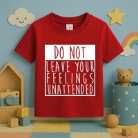 Do Not Leave Your Feelings Unattended Toddler T-Shirt