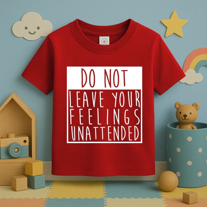Do Not Leave Your Feelings Unattended Toddler T-Shirt