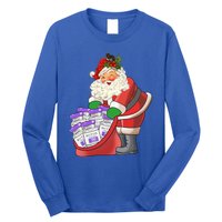 Derm Nurse Life Aesthetic Nurse Christmas Santa Claus Cool Gift Long Sleeve Shirt