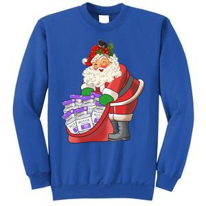 Derm Nurse Life Aesthetic Nurse Christmas Santa Claus Cool Gift Sweatshirt