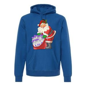 Derm Nurse Life Aesthetic Nurse Christmas Santa Claus Cool Gift Premium Hoodie