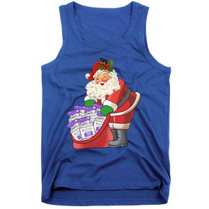 Derm Nurse Life Aesthetic Nurse Christmas Santa Claus Cool Gift Tank Top