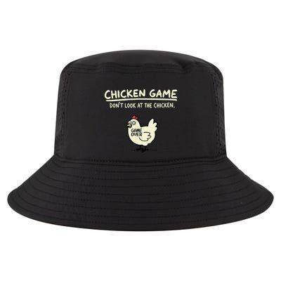 Do Not Look Chicken Game Cool Comfort Performance Bucket Hat