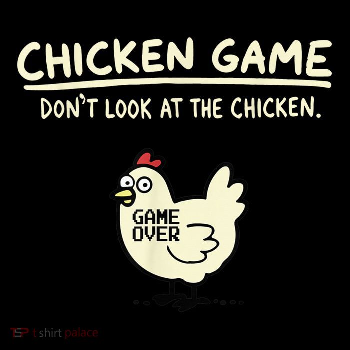 Do Not Look Chicken Game Flexfit Unipanel Trucker Cap