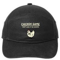 Do Not Look Chicken Game 7-Panel Snapback Hat