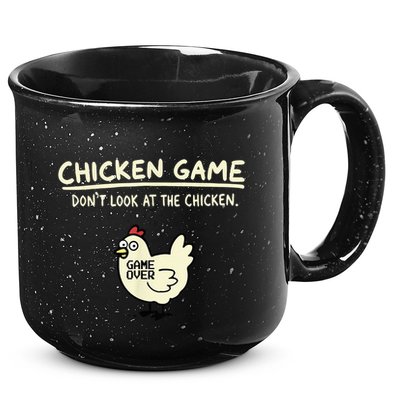 Do Not Look Chicken Game 15oz Campfire Ceramic Mug