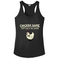 Do Not Look Chicken Game Ladies PosiCharge Competitor Racerback Tank