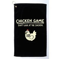 Do Not Look Chicken Game Golf Towel