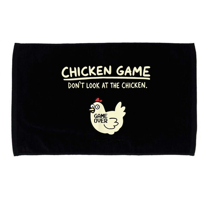 Do Not Look Chicken Game Microfiber Hand Towel