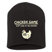 Do Not Look Chicken Game Short Acrylic Beanie