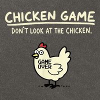 Do Not Look Chicken Game Cotton Canvas Backpack