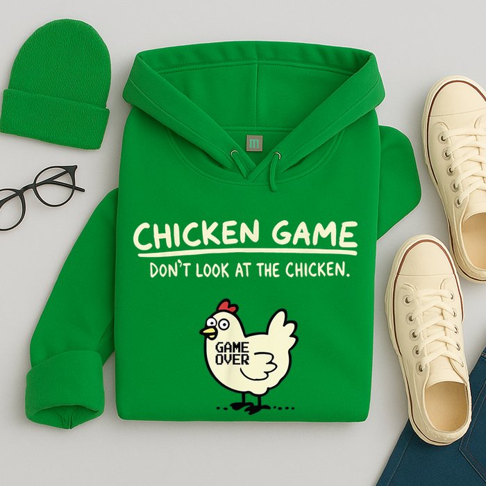 Do Not Look Chicken Game Hoodie