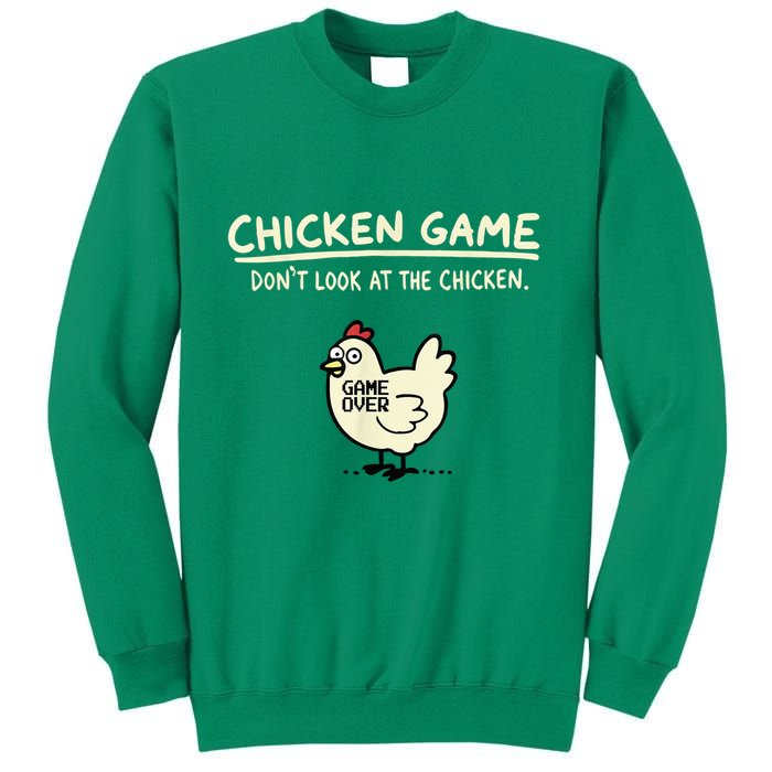 Do Not Look Chicken Game Sweatshirt