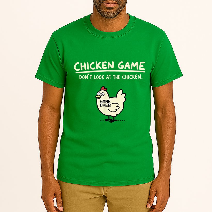 Do Not Look Chicken Game Tall T-Shirt