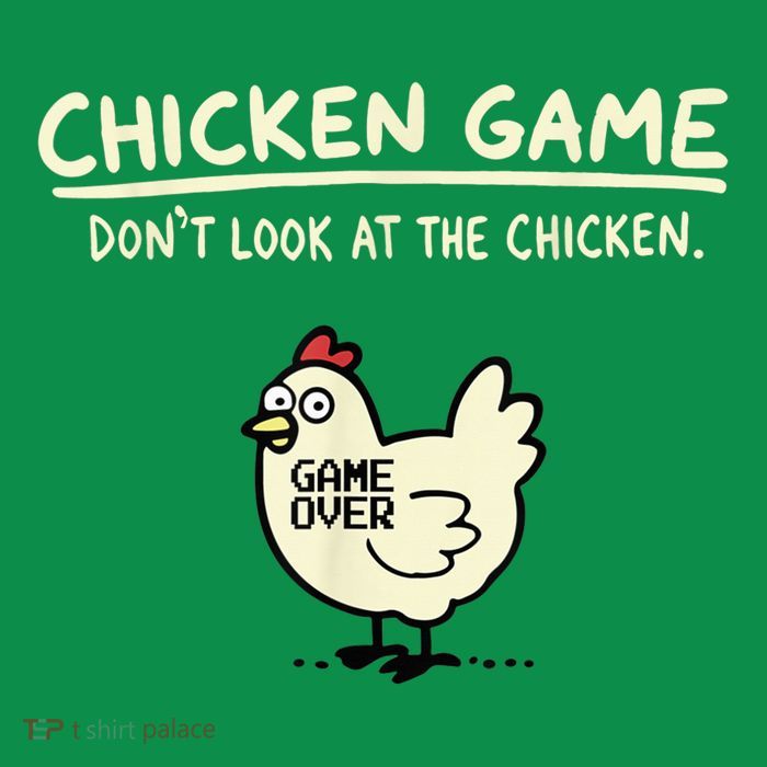 Do Not Look Chicken Game Premium T-Shirt