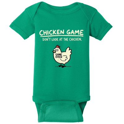 Do Not Look Chicken Game Baby Bodysuit