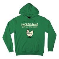 Do Not Look Chicken Game Tall Hoodie