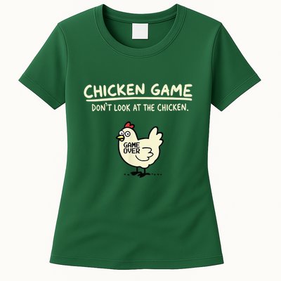 Do Not Look Chicken Game Womens T-Shirt