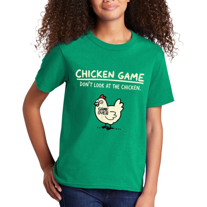 Do Not Look Chicken Game Kids T-Shirt