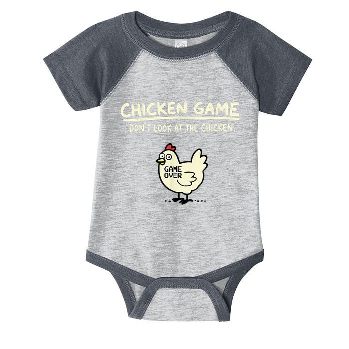 Do Not Look Chicken Game Infant Baby Jersey Bodysuit