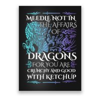 Do Not Meddle In The Affairs Of Dragons For You Are Crunchy Poster