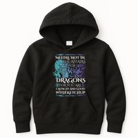 Do Not Meddle In The Affairs Of Dragons For You Are Crunchy Kids Hoodie
